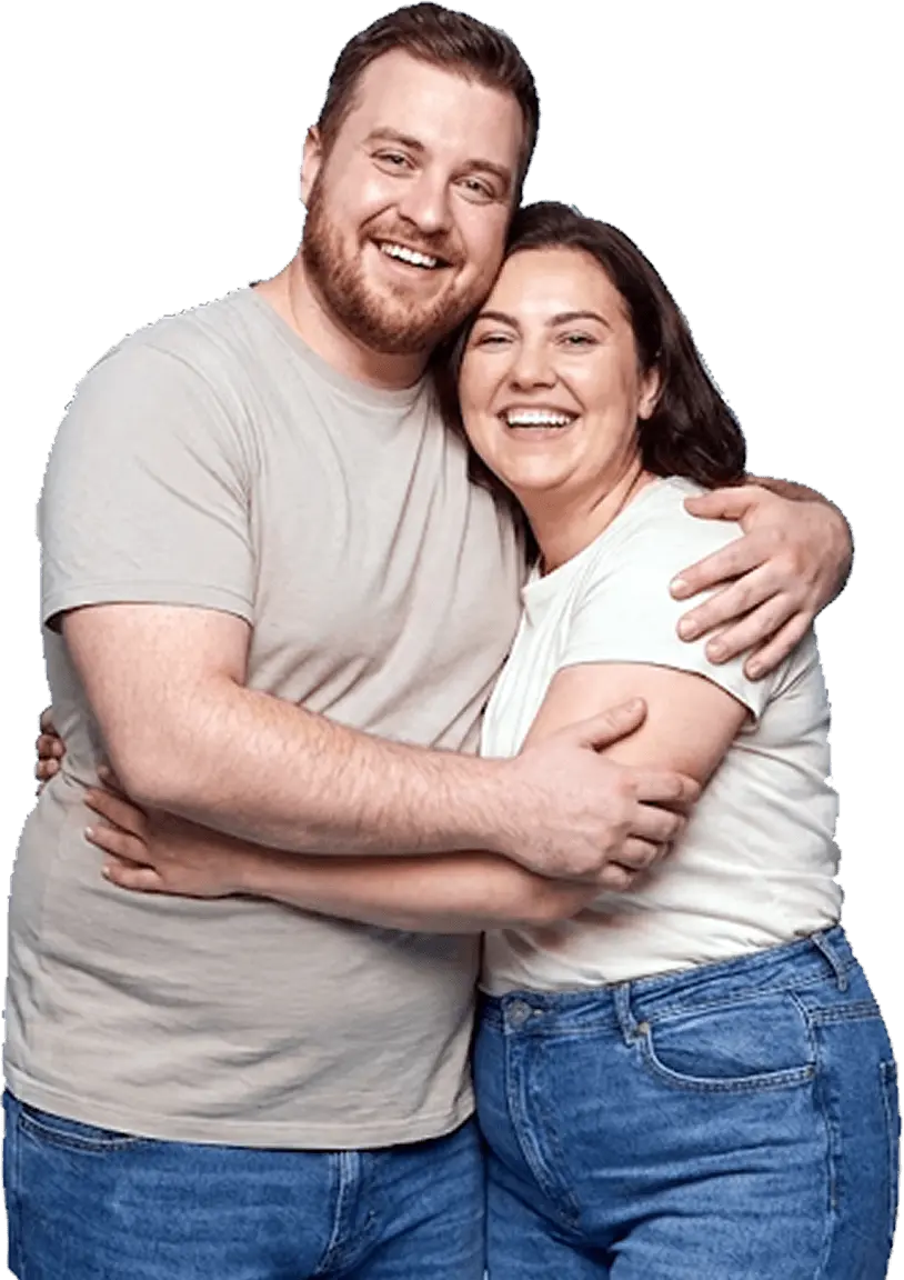 Couple achieving weight loss goals with GLP-1 medication